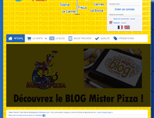 Tablet Screenshot of mister-pizza.com